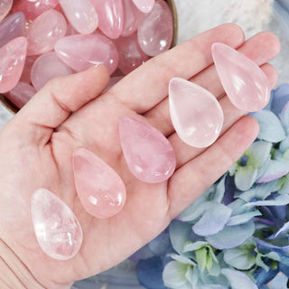 Rose Quartz Drop - Medium - Drops