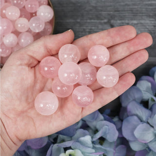 Rose Quartz Mini Sphere - Medium - 23mm - Spheres