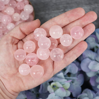 Rose Quartz Mini Sphere - XS - 15-18mm - Spheres