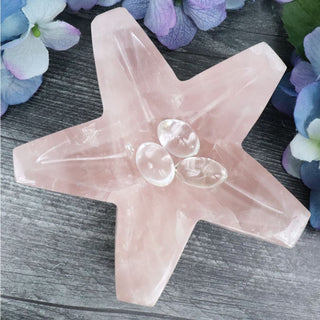 Rose Quartz Star Bowl - Bowls