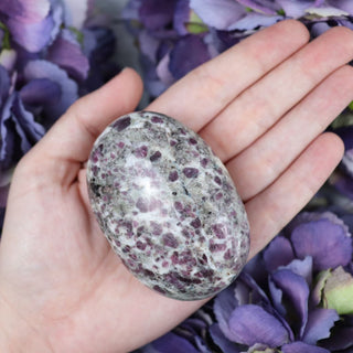 Ruby Albite Palmstone - XL - Palmstones