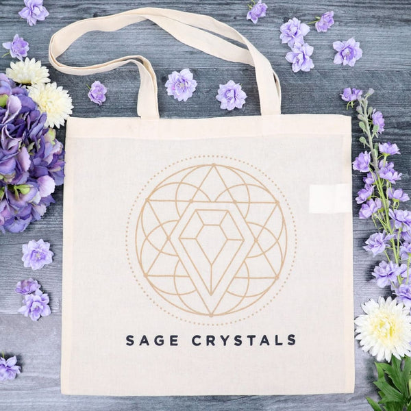 Sage Crystals Organic Tote Bag - Bags