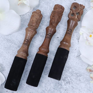 Singing Bowl Carved Mallet - Bowls