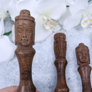 Singing Bowl Carved Mallet - Bowls