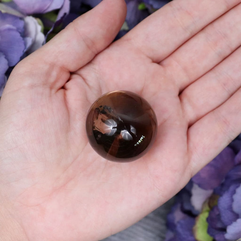 Smokey Quartz Sphere - Medium - 28mm - Spheres