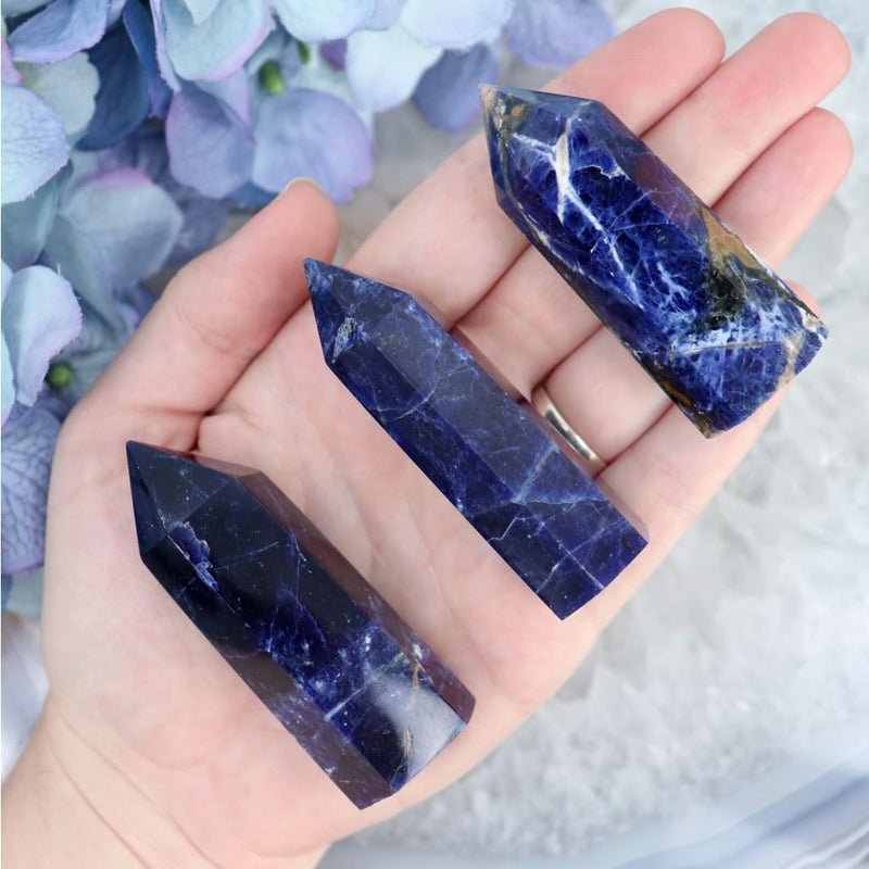 Sodalite Tower - Small - 2.5” - Towers