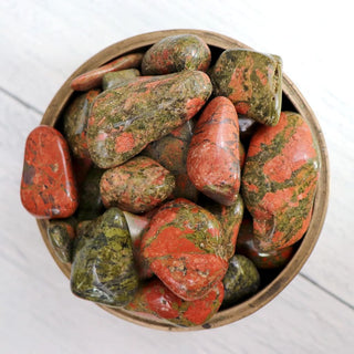 Unakite Jasper Tumble - Tumbles