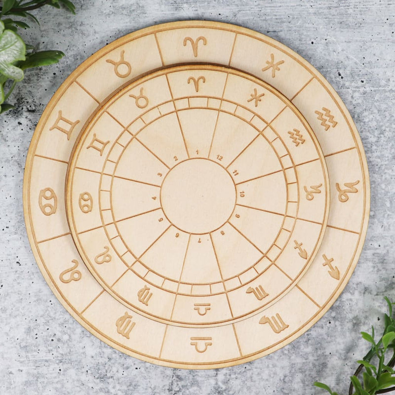 Zodiac Wheel Crystal Grid Board - Boards